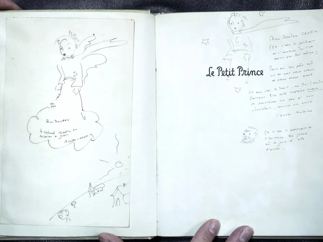Le manuscrit original du « Petit Prince » exposé à Paris
